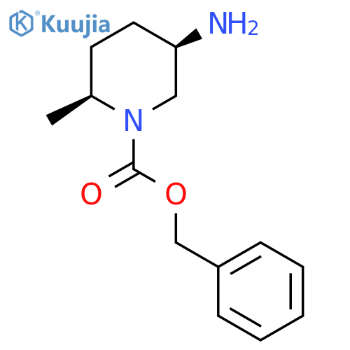 Benzyl (2S,5R)-5-amino-2-methylpiperidine-1-carboxylate structure