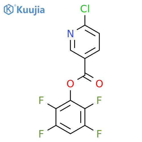 6-Chloronicotinic acid 2,3,5,6-tetrafluorophenyl ester structure