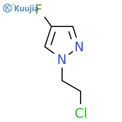1-(2-Chloroethyl)-4-fluoro-1H-pyrazole structure