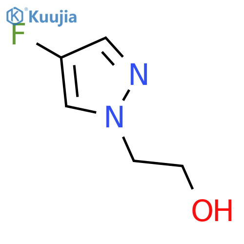 2-(4-fluoro-1H-pyrazol-1-yl)ethanol structure
