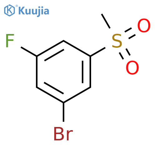 1-Bromo-3-fluoro-5-(methylsulfonyl)benzene structure