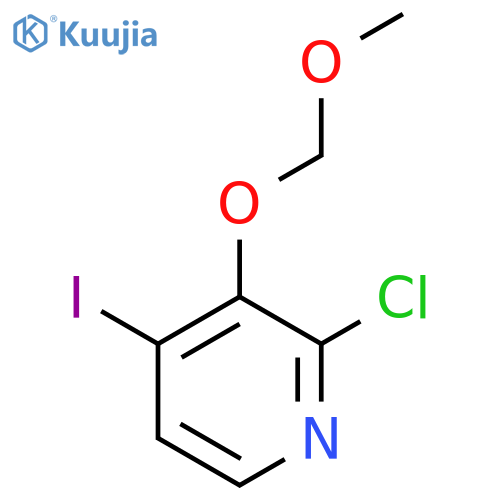 2-Chloro-4-iodo-3-(methoxymethoxy)pyridine structure