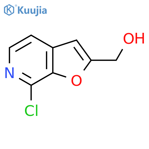{7-Chlorofuro[2,3-c]pyridin-2-yl}methanol structure