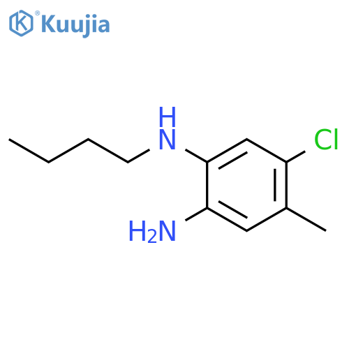 N1-Butyl-5-chloro-4-methylbenzene-1,2-diamine structure