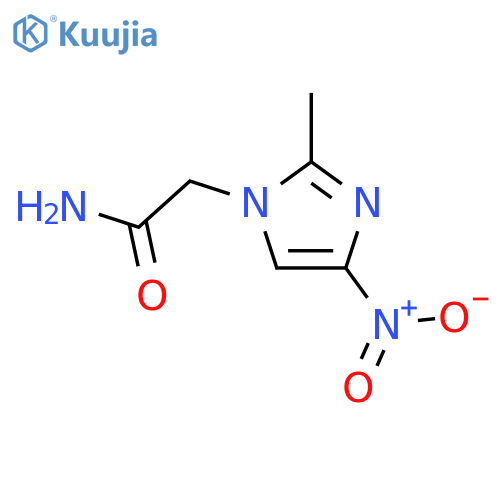 2-(2-Methyl-4-nitro-1H-imidazol-1-yl)acetamide structure