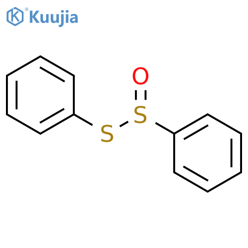 Benzenesulfinothioicacid, phenyl ester structure