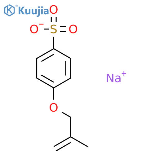 Benzenesulfonic acid,4-[(2-methyl-2-propen-1-yl)oxy]-, sodium salt (1:1) structure