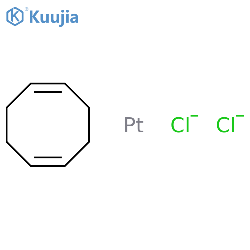 Dichloro(1,2,5,6-η)-1,5-cyclooctadiene-platinum structure