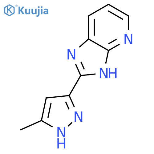 3H-Imidazo[4,5-b]pyridine,2-(5-methyl-1H-pyrazol-3-yl)- structure