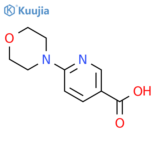 6-(morpholin-4-yl)pyridine-3-carboxylic acid structure