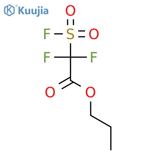 Acetic acid, difluoro(fluorosulfonyl)-, propyl ester structure