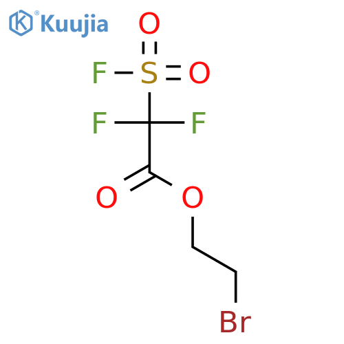Acetic acid, difluoro(fluorosulfonyl)-, 2-bromoethyl ester structure