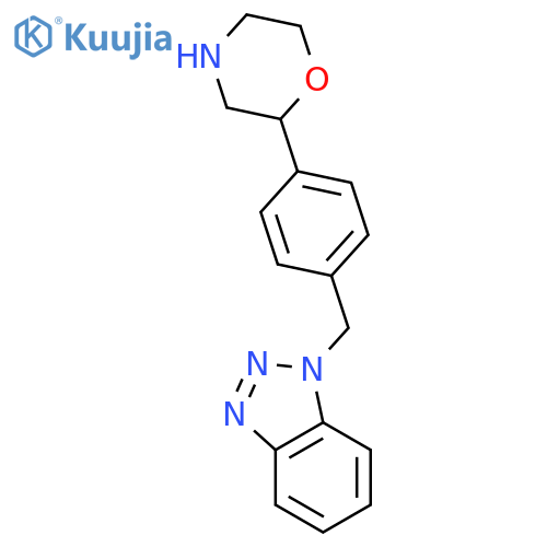 1H-Benzotriazole,1-(4-morpholinylphenylmethyl)- structure