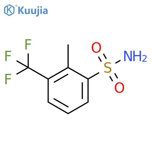 2-methyl-3-(trifluoromethyl)benzene-1-sulfonamide structure
