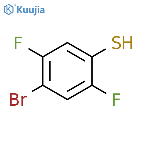 4-Bromo-2,5-difluorobenzenethiol structure