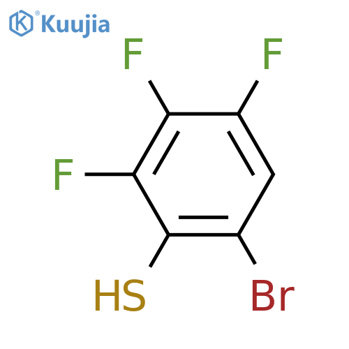 6-Bromo-2,3,4-trifluorobenzenethiol structure