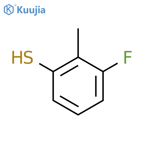 3-fluoro-2-methylbenzene-1-thiol structure
