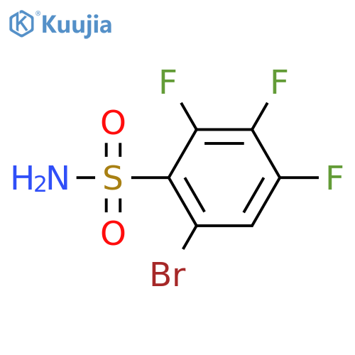 6-Bromo-2,3,4-trifluorobenzene sulfonamide structure