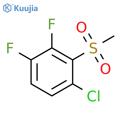 6-Chloro-2,3-difluorophenylmethylsulfone structure