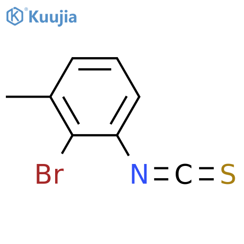 2-Bromo-3-methylphenylisothiocyanate structure