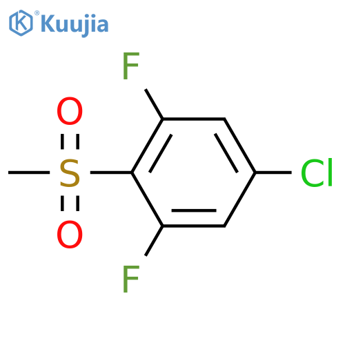 4-Chloro-2,6-difluorophenylmethylsulfone structure