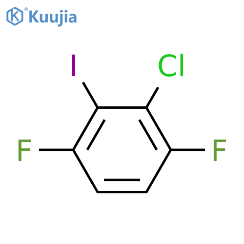 2-Chloro-3,6-difluoroiodobenzene structure