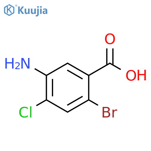 5-Amino-2-bromo-4-chlorobenzoic acid structure