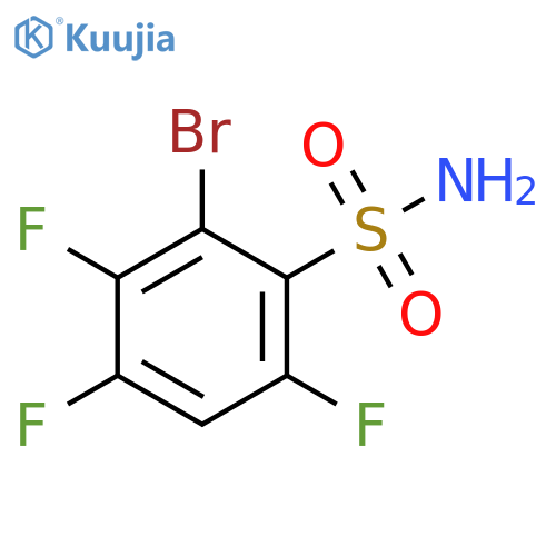 2-Bromo-3,4,6-trifluorobenzene sulfonamide structure