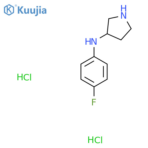 N-(4-Fluorophenyl)pyrrolidin-3-amine dihydrochloride structure