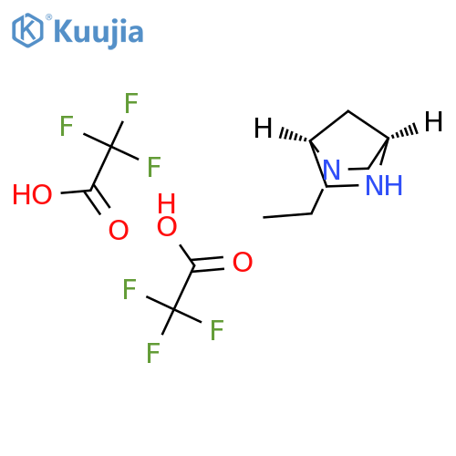 (1S,4S)-2-Ethyl-2,5-diaza-bicyclo[2.2.1]heptane di-trifluoro-acetic acid salt structure