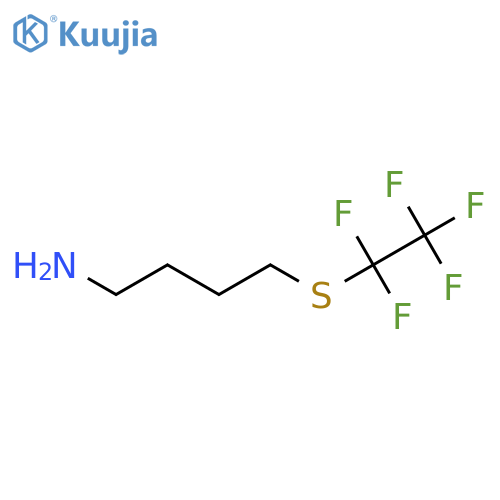 4-Pentafluoroethylsulfanyl-butylamine structure