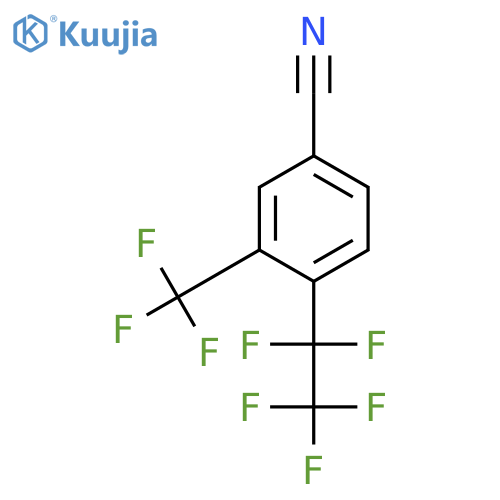 4-Pentafluoroethyl-3-trifluoromethylbenzonitrile structure