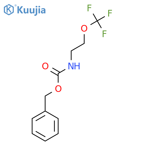 Benzyl N-[2-(trifluoromethoxy)ethyl]carbamate structure