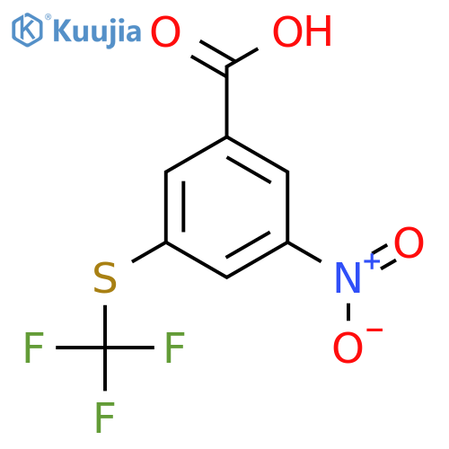 3-Nitro-5-(trifluoromethylthio)benzoic acid structure