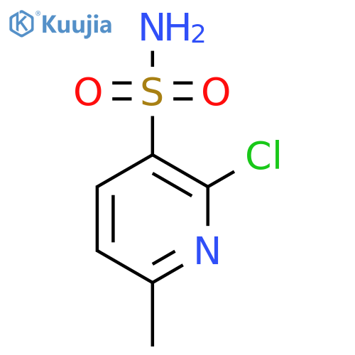 2-chloro-6-methylpyridine-3-sulfonamide structure