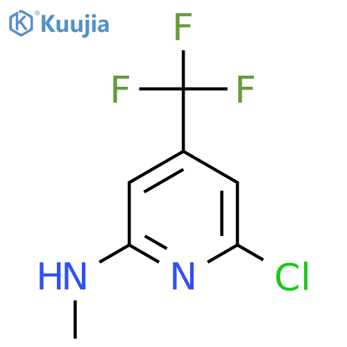 (6-Chloro-4-(trifluoromethyl)pyridin-2-yl)-methylamine structure