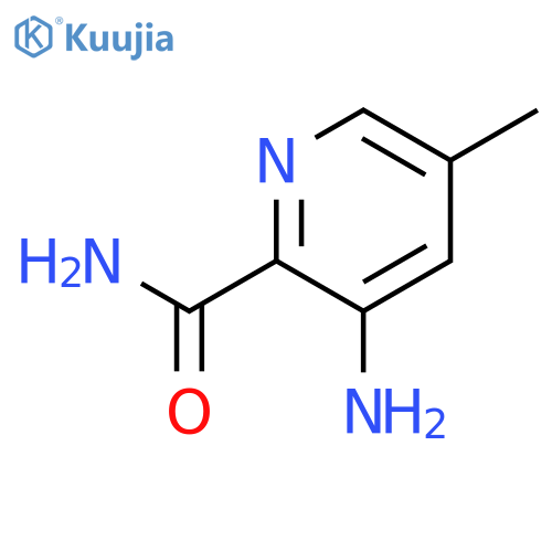 3-Amino-5-methylpyridine-2-carboxamide structure
