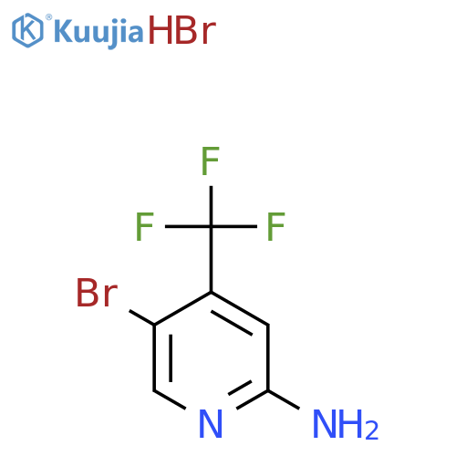 5-Bromo-4-(trifluoromethyl)pyridin-2-amine hydrobromide structure