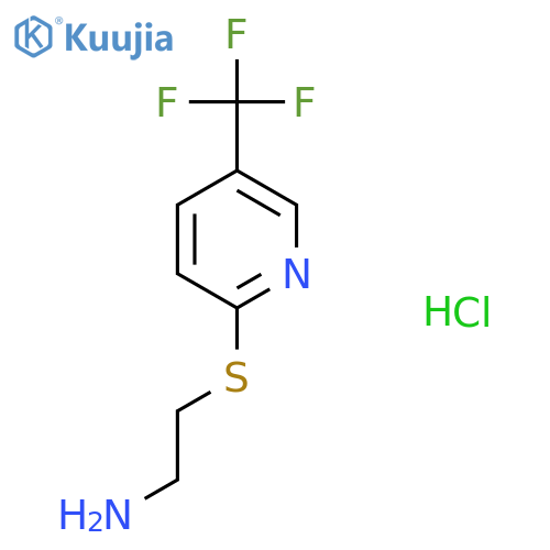 2-(5-Trifluoromethyl-pyridin-2-ylsulfanyl)-ethylamine; hydrochloride structure