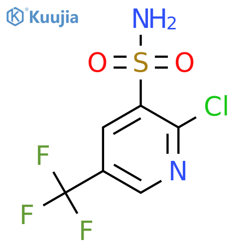 2-Chloro-5-trifluoromethyl-pyridine-3-sulfonic acid amide structure