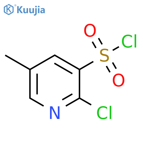 2-Chloro-5-methyl-pyridine-3-sulfonyl chloride structure