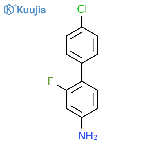 4'-Chloro-2-fluoro-[1,1'-biphenyl]-4-amine structure