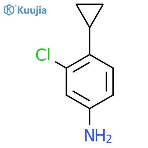 3-Chloro-4-cyclopropylaniline structure