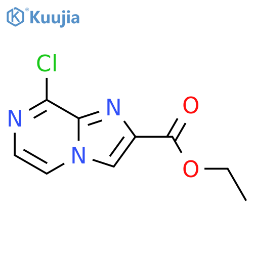 Ethyl 8-chloroimidazo1,2-apyrazine-2-carboxylate structure