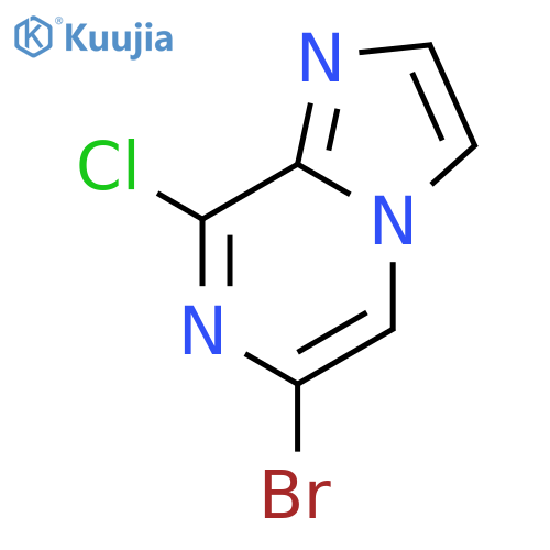 6-Bromo-8-chloroimidazo1,2-apyrazine structure