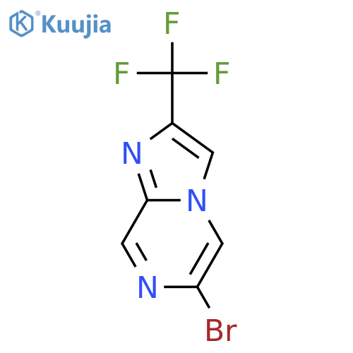 6-Bromo-2-(trifluoromethyl)imidazo[1,2-a]pyrazine structure