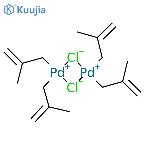 Palladium, di-m-chlorobis[(1,2,3-h)-2-methyl-2-propen-1-yl]di- structure