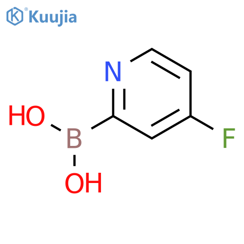 (4-Fluoropyridin-2-yl)boronic acid structure