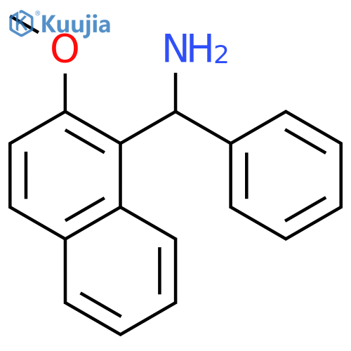 1-Naphthalenemethanamine, 2-methoxy-α-phenyl-, (αR)- structure