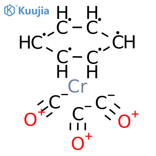 (η6-benzene)tricarbonylchromium structure
